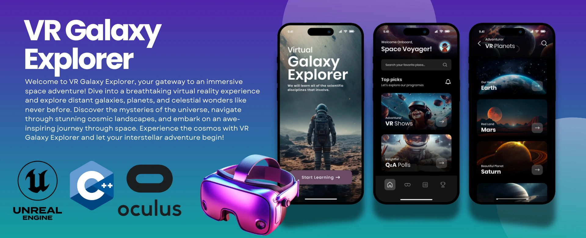 VR Galaxy Explorer